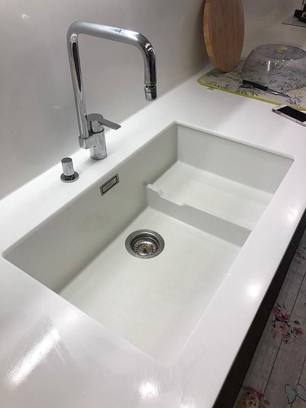 acrylic solid surface kitchen corian sink manufacturer in turkey