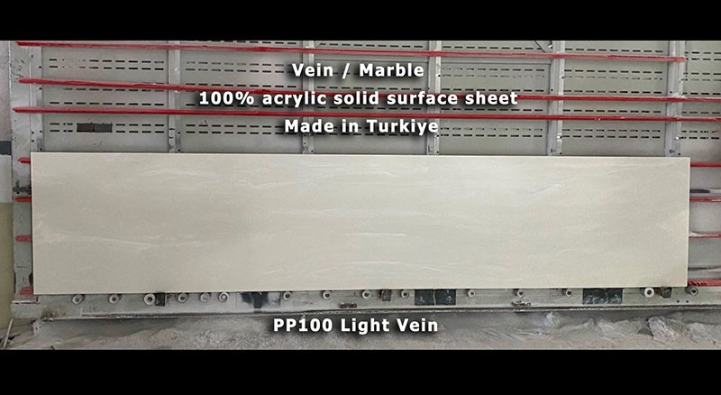 vein marble acrylic solid surface manufacturer in turkey