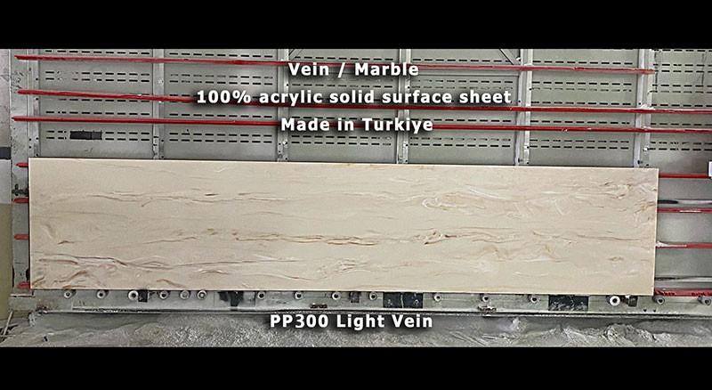 vein marble acrylic solid surface manufacturer in turkey