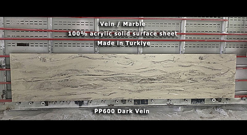 vein marble acrylic solid surface manufacturer in turkey