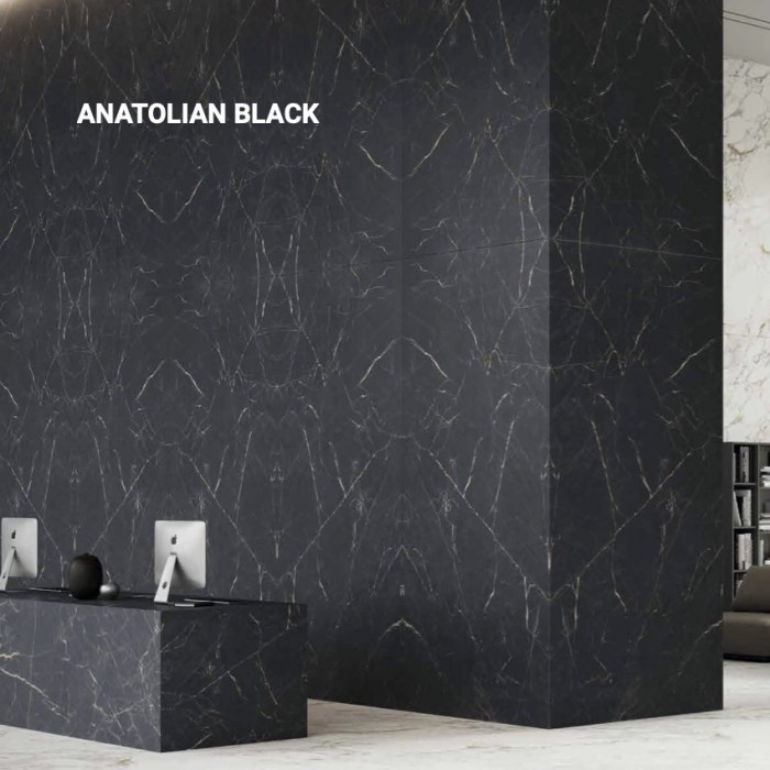 Anatolian Black Porcelain Slab