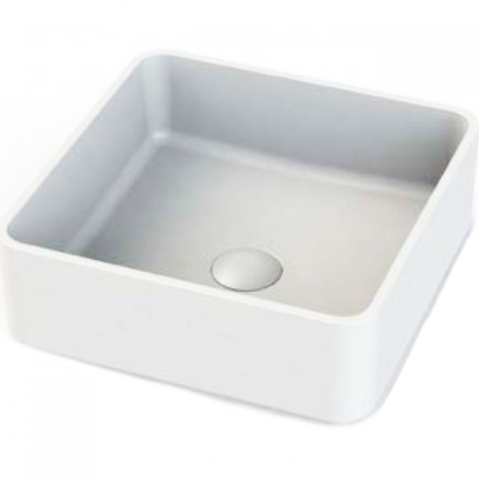 CASE 37X37 Maryfass solid countertop basin