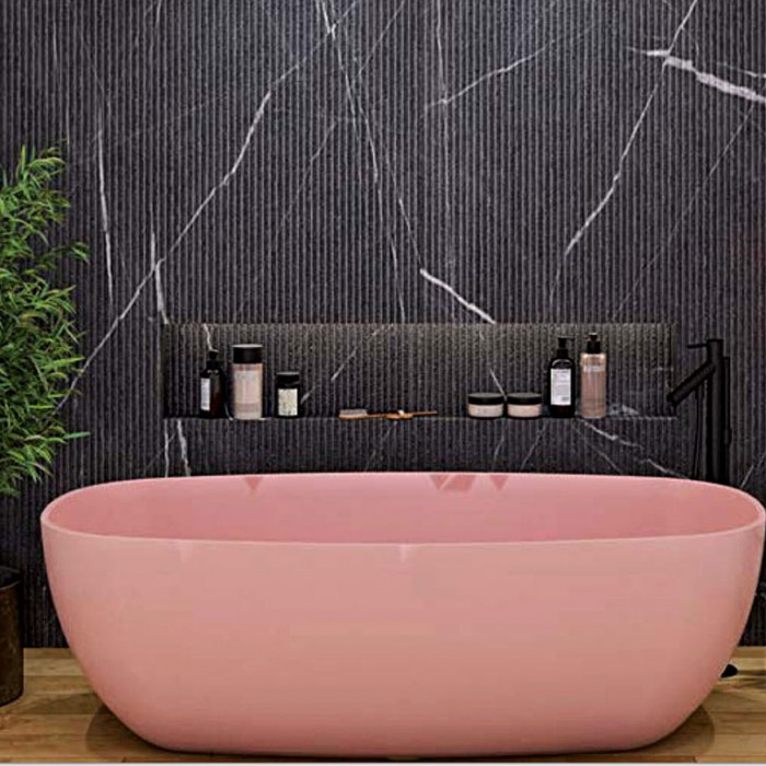 Luna Solid Surface Freestanding Bathtub