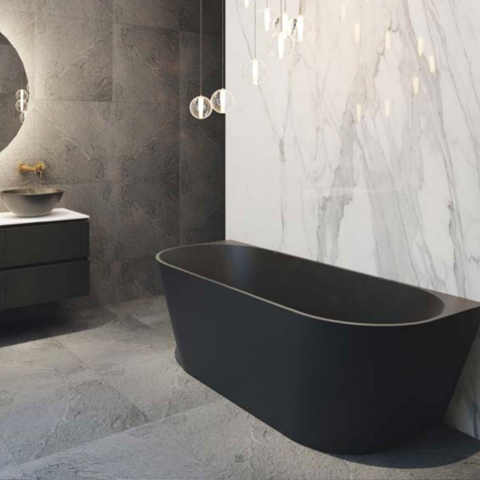 Gemini Solid Surface Freestanding Bathtub