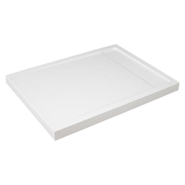 Hidden Drain Flat Acrylic Shower Tray