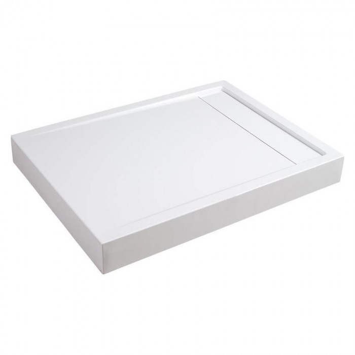 Hidden Drain Mono-block Acrylic Shower Tray