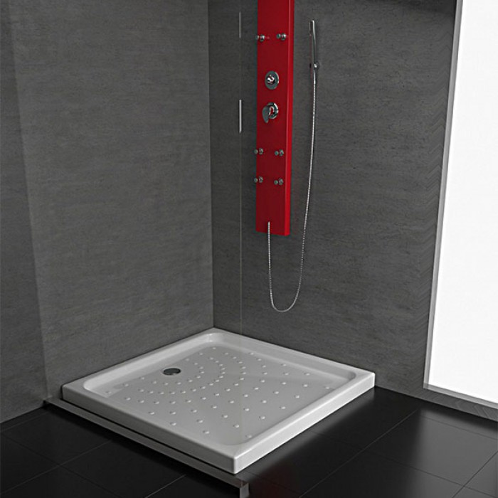 Square Flat Acrylic Shower Tray