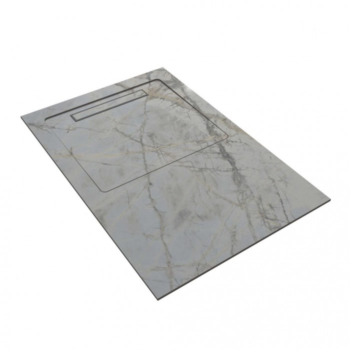 Knidos Marble Porcelain Shower Tray