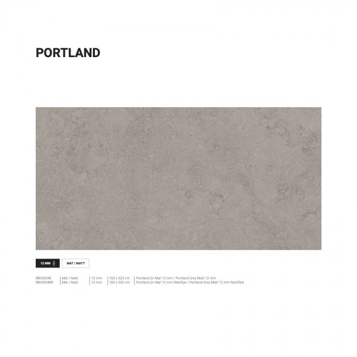 Portland Gray Porcelain Slab